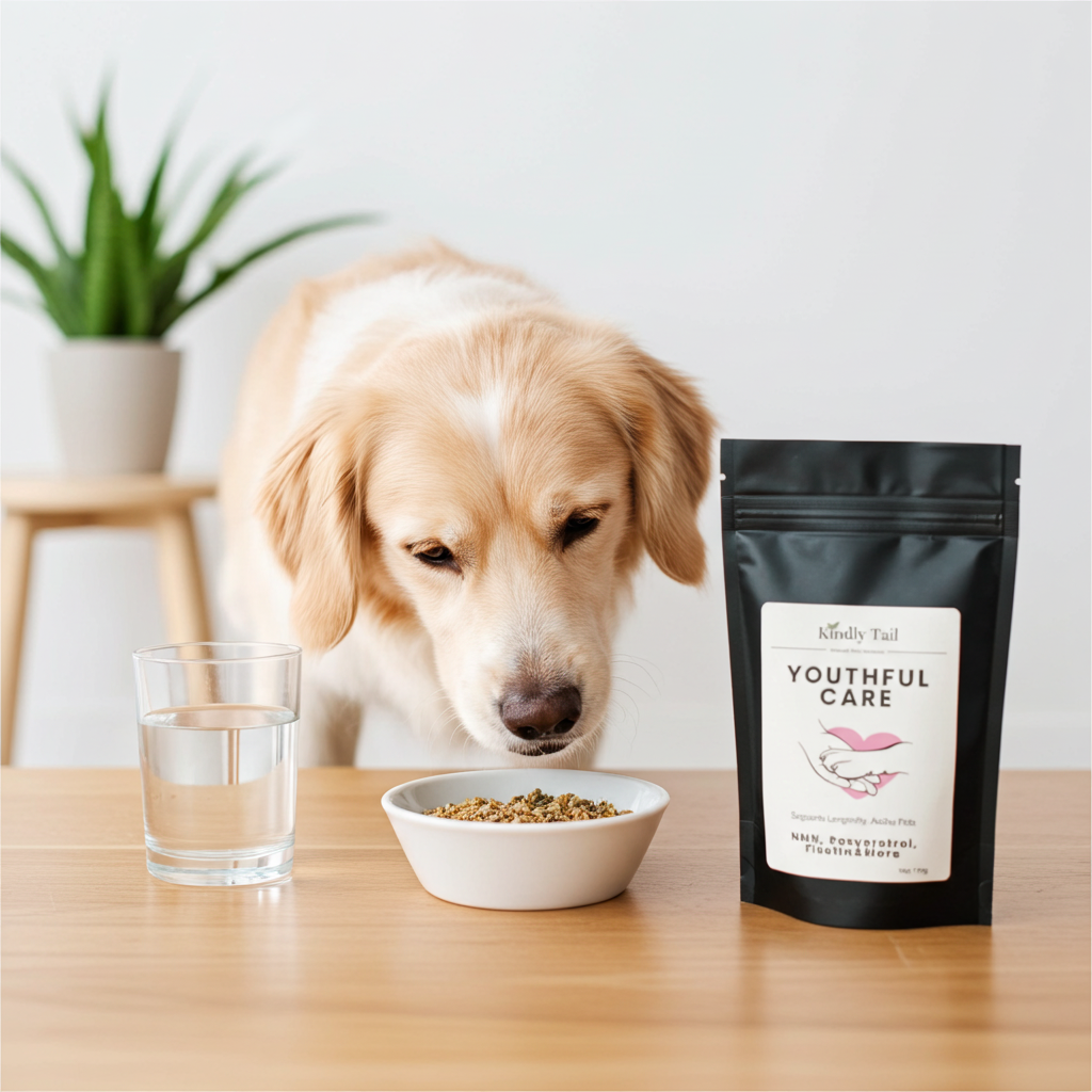 Kindly Tail Youthful Care Blend For Dog and Cat with NMN, Resveratrol, Fisetin& More