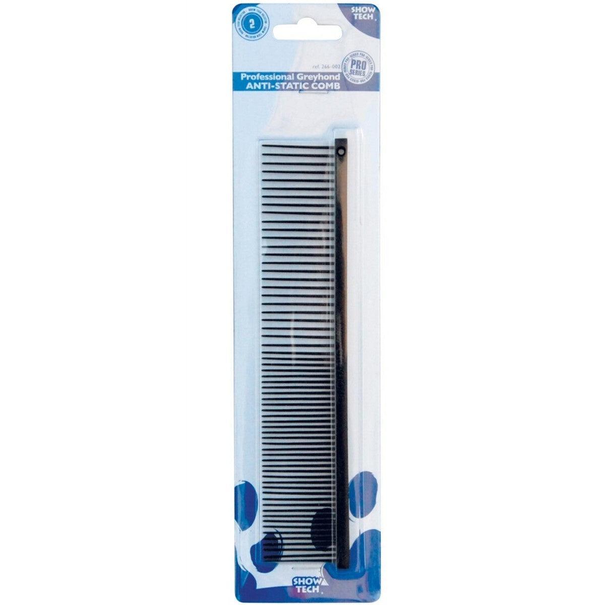 Show Tech Anti-Static Greyhound Bronze Comb 19cm #2