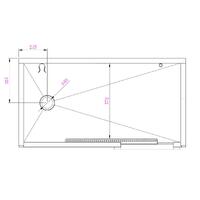 Aeolus Stainless Steel All-In-One Electric Lifting Bath Tub (Sliding Door)