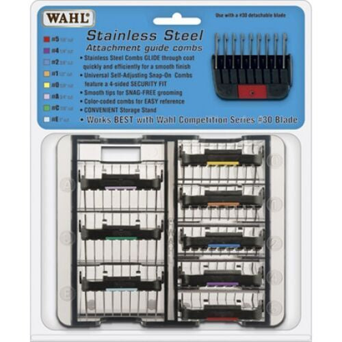 Wahl Set of 8 Metal Guide to suit KM clippers (3390-200)