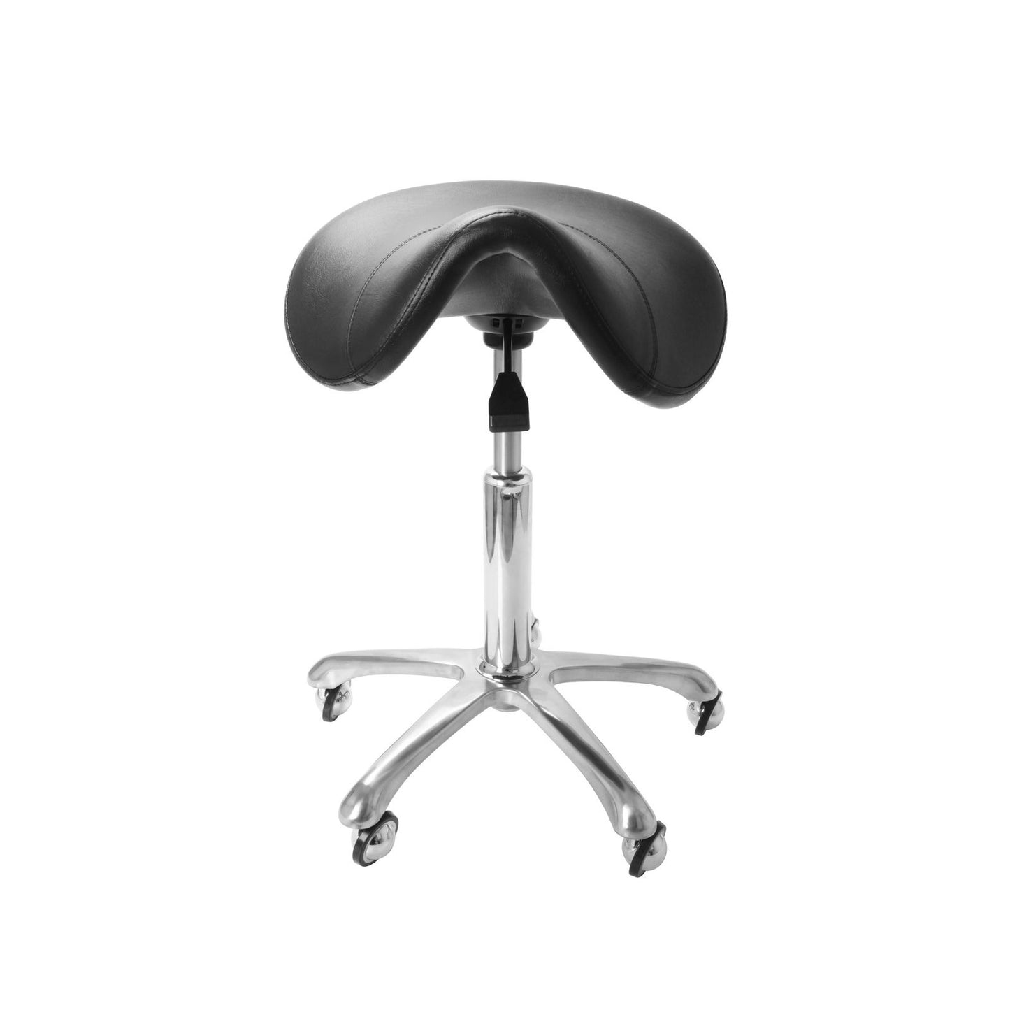 Ergonomic Saddle Stool with Planetary Casters