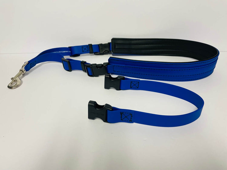 GroomTech Biothane Belly Strap Set - Royal Blue