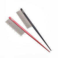 Shernbao Professional Pet Tail Comb [Red]