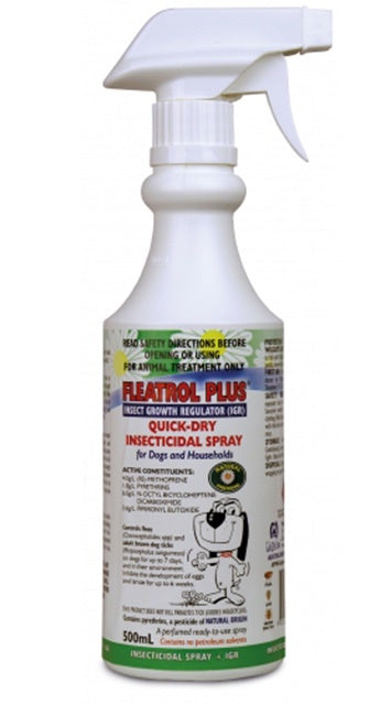 Fleatrol + I.G.R Quick Dry Spray 500ml