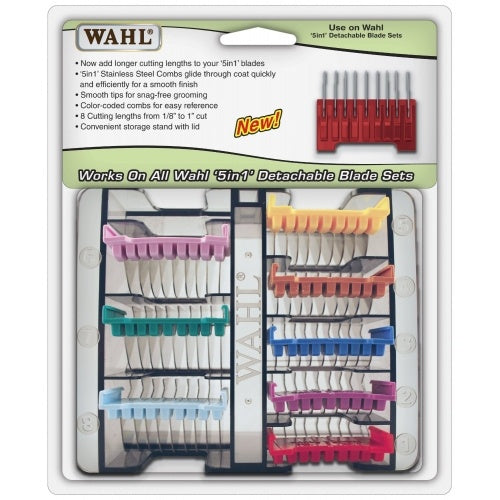 Wahl 5 in 1 Stainless Steel Comb Attachment Set