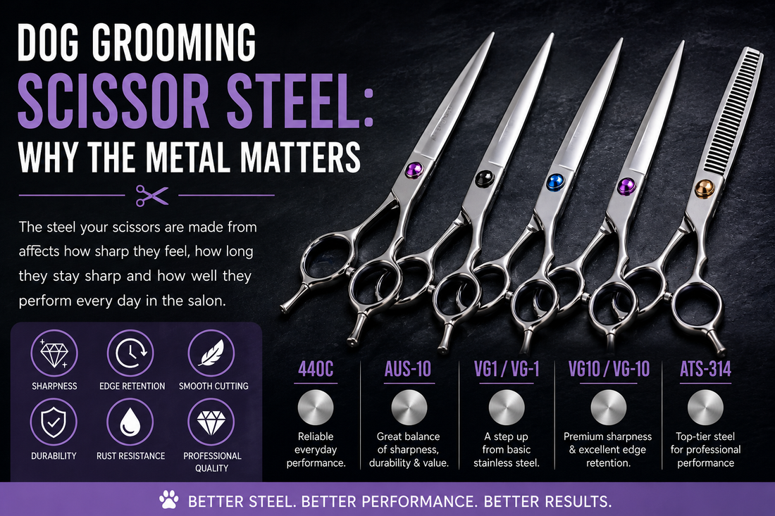 Dog Grooming Scissor Steel: Why the Metal Matters