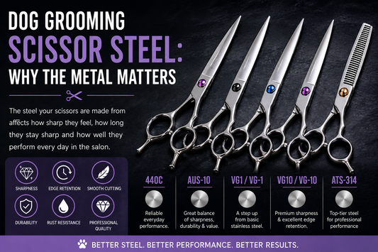 Dog Grooming Scissor Steel: Why the Metal Matters