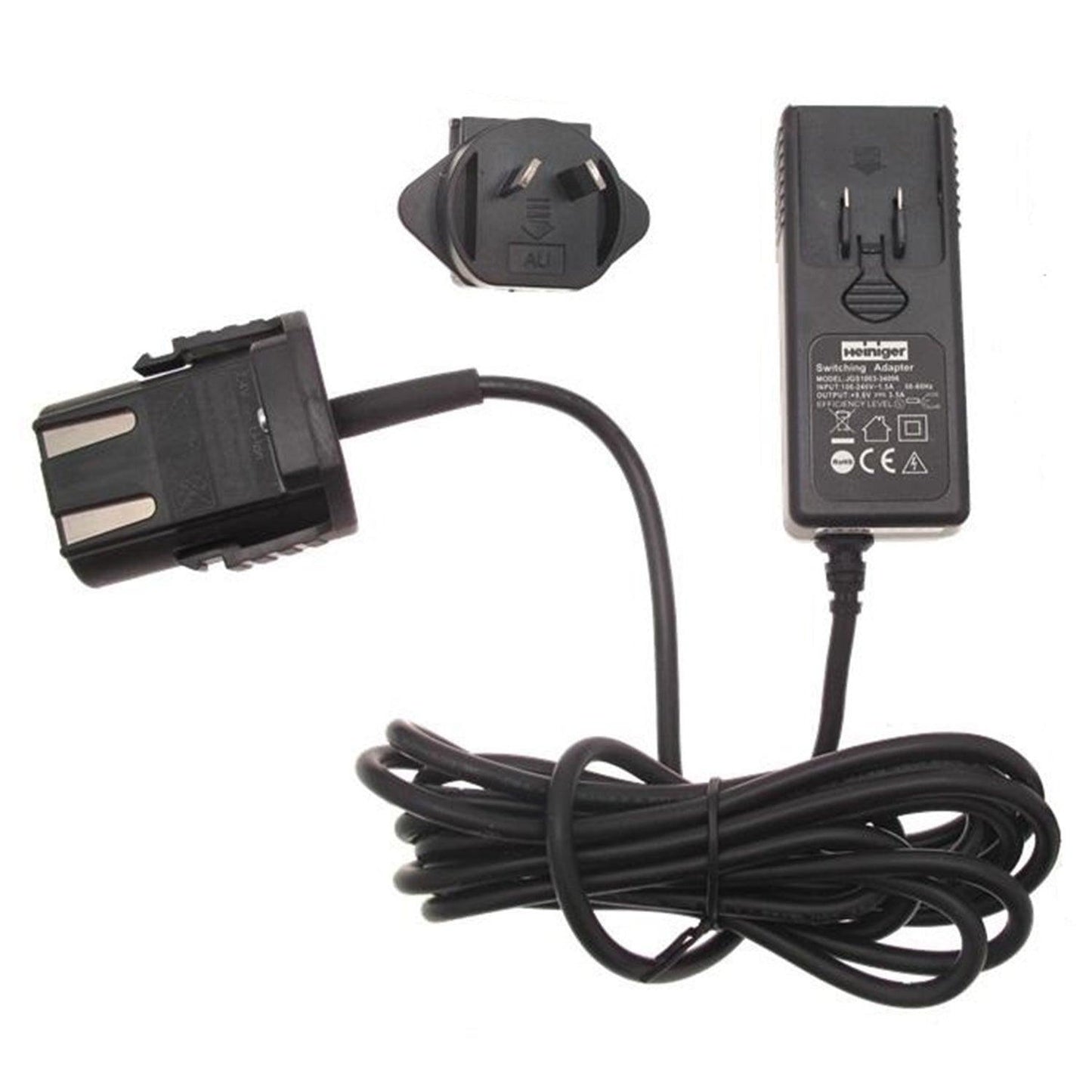 Heiniger Adaptor Saphir Cord inc AU plug