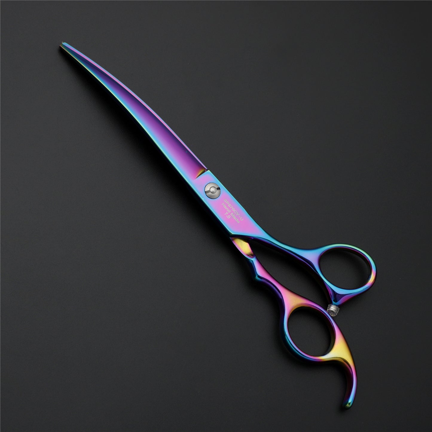 Groomtech Spring Rainbow Pet Grooming Scissors Kit, Set of 4 with Comb