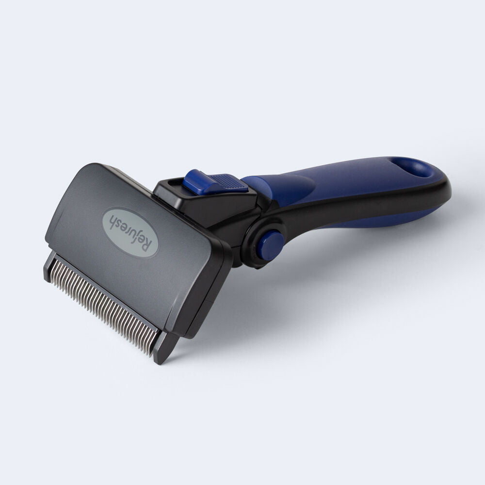 Refuresh Gentle Deshedding Brush for Long Hair - Blue
