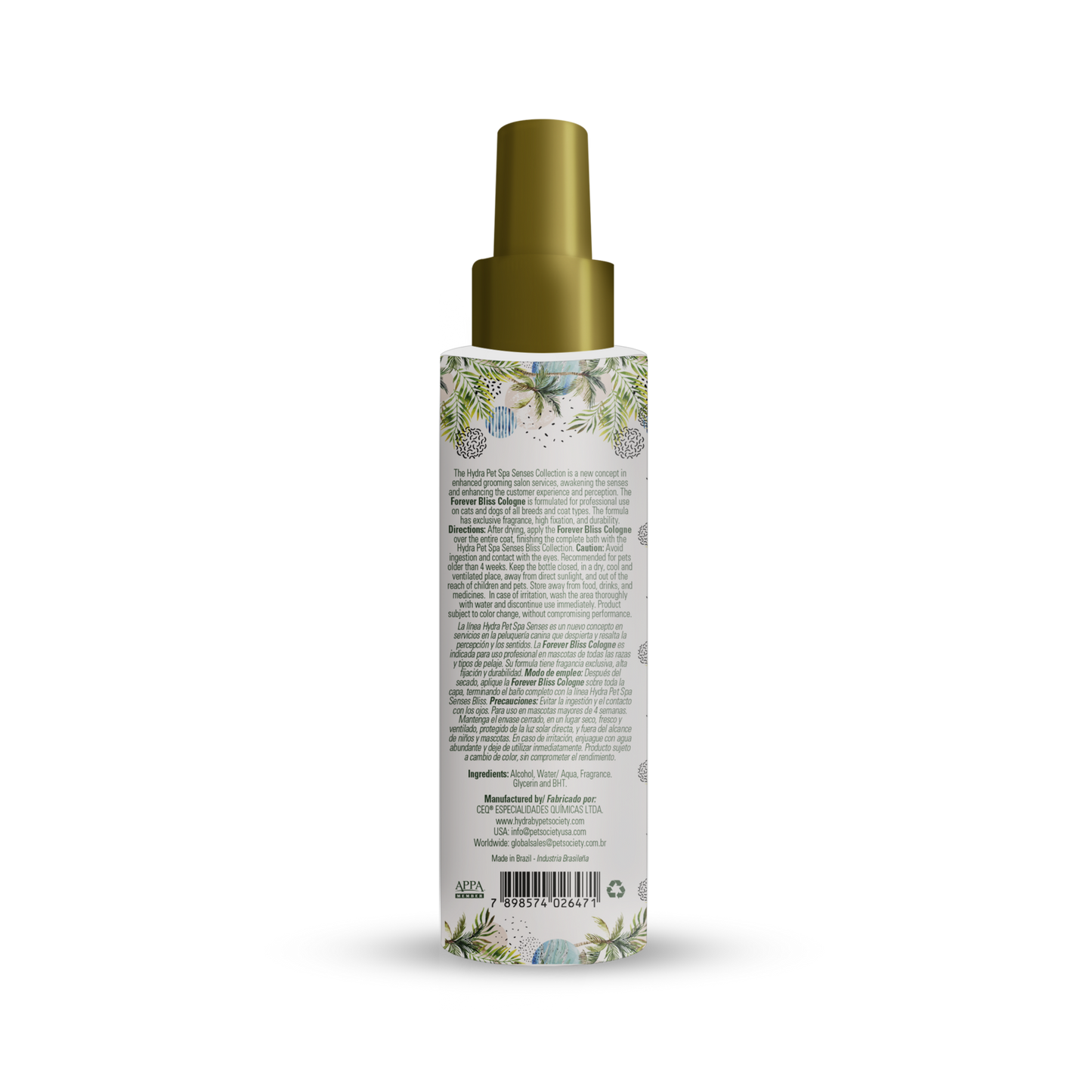 Hydra Pet Spa Senses Bliss Cologne 120ml