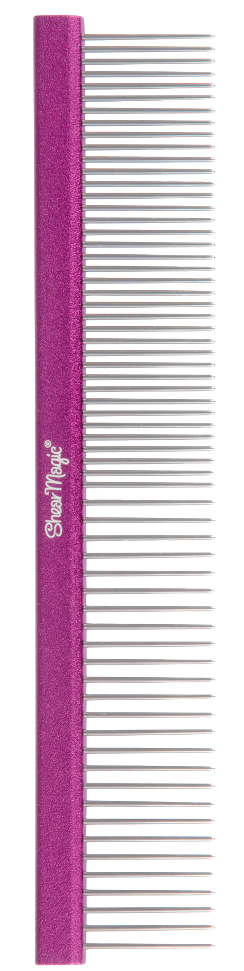 Shear Magic Aluminium Comb 190mm, 26 coarse / 38 medium