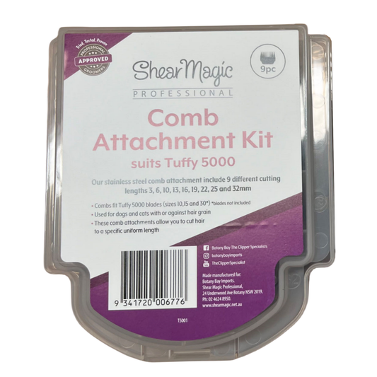 Shear Magic Comb Attachment 9pc suits Tuffy 5000 Clipper