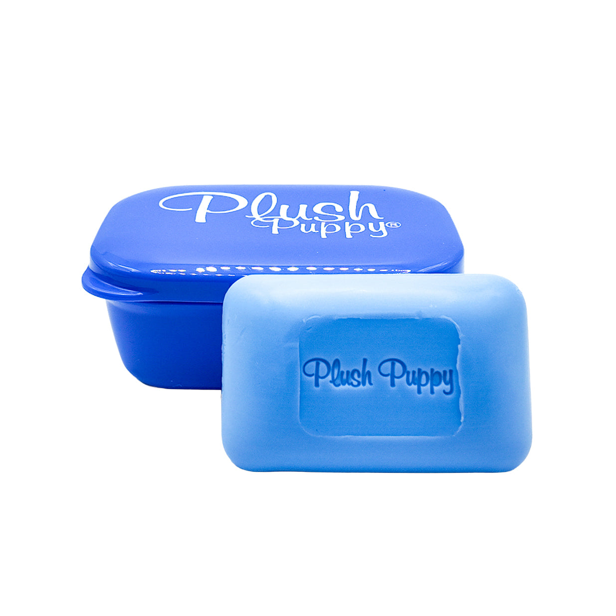 Plush Puppy Wonder Blok Plastic Soap Container