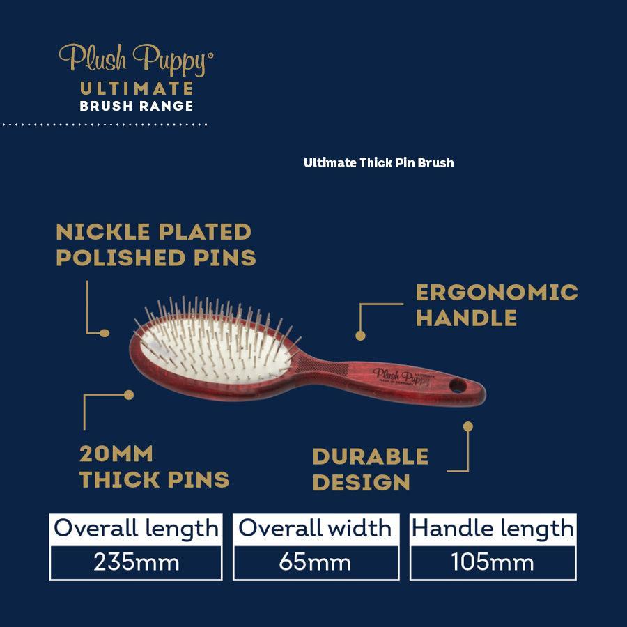 Plush Puppy Ultimate Thick Pin Brush