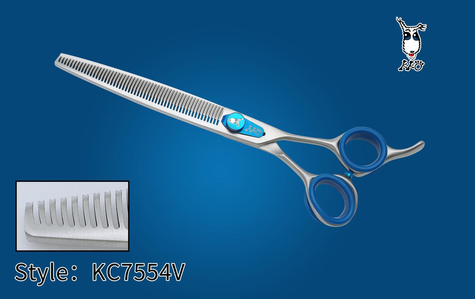 KKO Japanese Scissors Thinner with 54 V Teeth 7.5