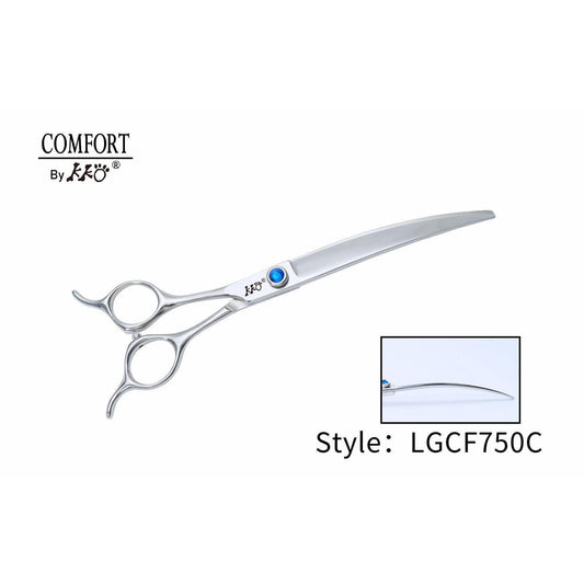 KKO Comfort Line Scissors Curved 7.5" - Left Handed