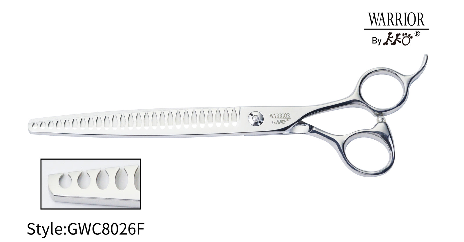 KKO Warrior Scissors Chunker with 26 Flat Teeth 8