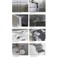 Aeolus Stainless Steel All-In-One Electric Lifting Bath Tub (Sliding Door)