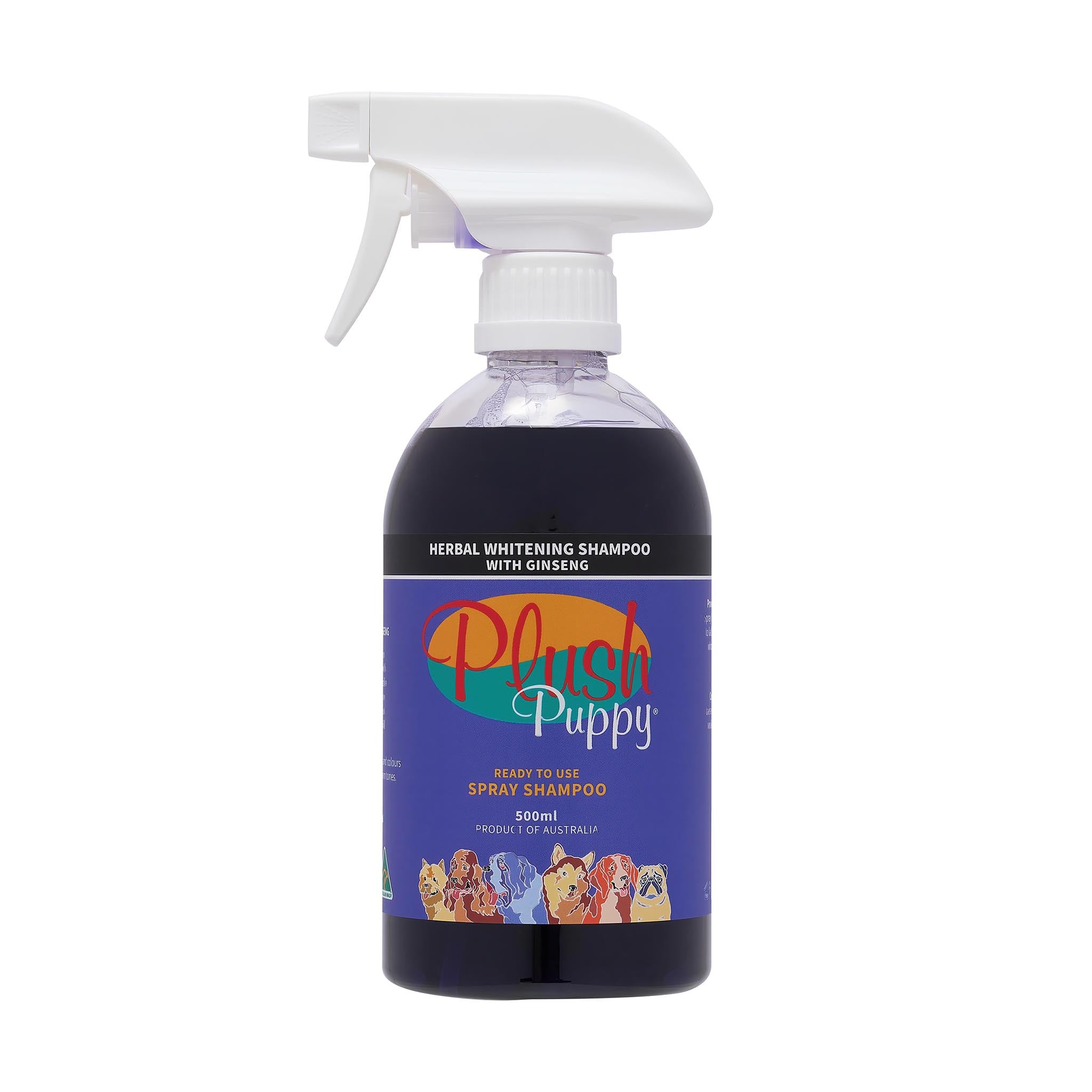 Plush Puppy Herbal Whitening Shampoo with Ginseng - Spray Shampoo