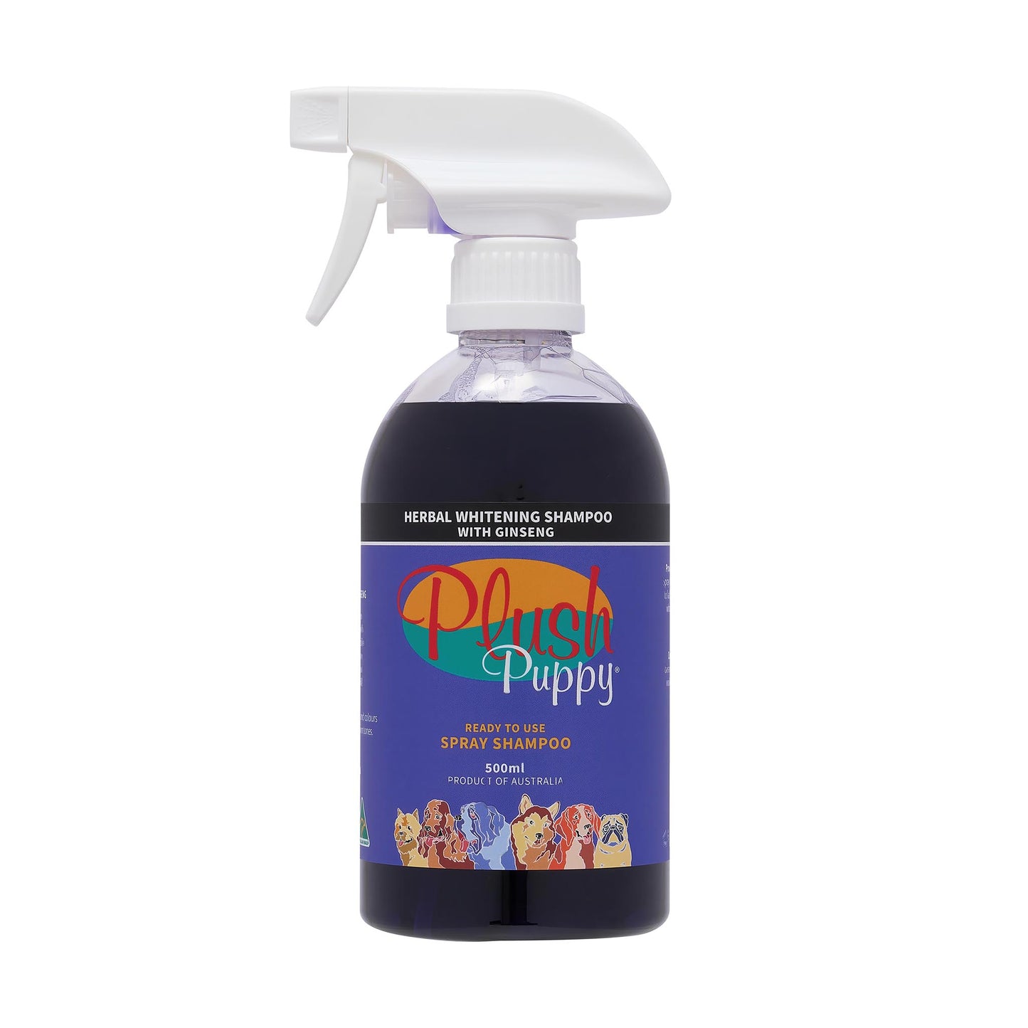 Plush Puppy Herbal Whitening Shampoo with Ginseng - Spray Shampoo