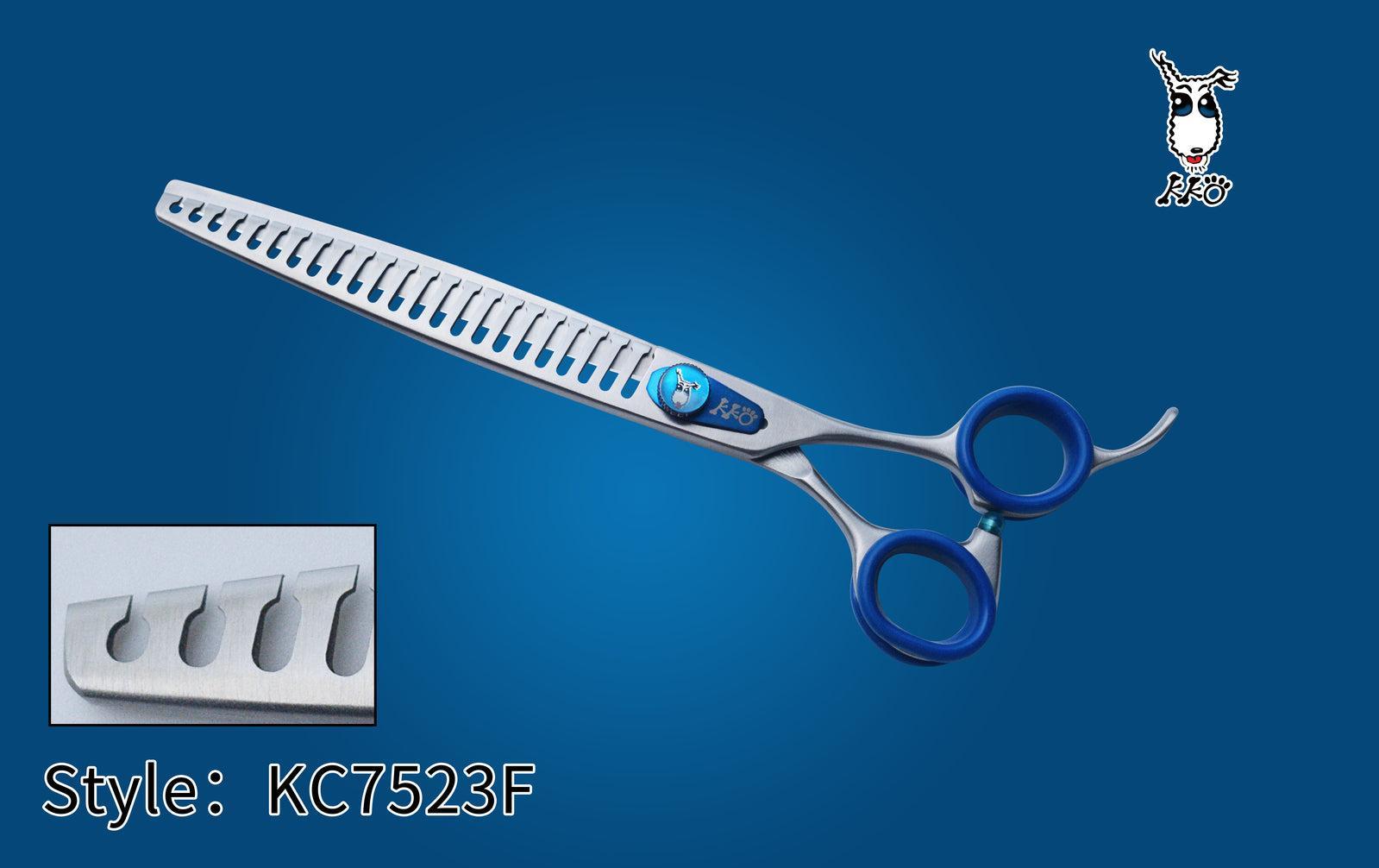 KKO Japanese Scissors Chunker with 23 Flat Teeth 7.5