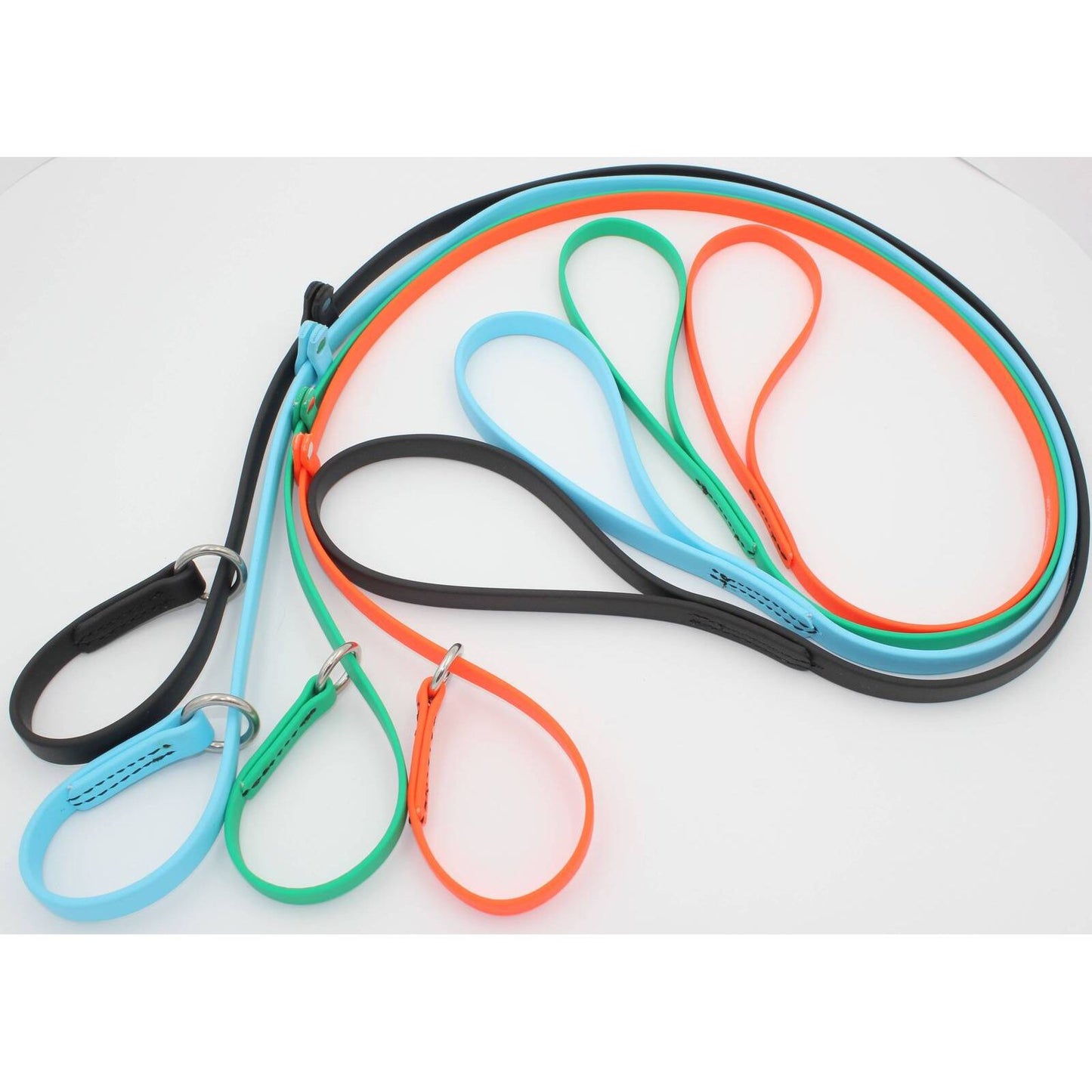 GroomTech Biothane Slip Leads 4' x 3/8" - Teal