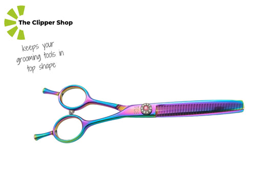 TCS 6.5" Single Sided Thinner / Blender with Jewel - Rainbow